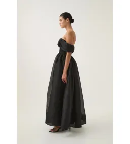 Aje Cordelia Corset Maxi Dress in Black Size S / AU 8 for rent on The Volte - image 2