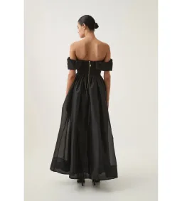 Aje Cordelia Corset Maxi Dress in Black Size S / AU 8 for rent on The Volte - image 3