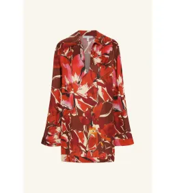 Shona Joy Nolita Shift Mini Dress Rosewood Floral One Size 6/XS for rent on The Volte - image 7