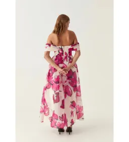 Aje Cordelia Corseted Maxi Dress Falling Florals Size AU 10 for rent on The Volte - image 3