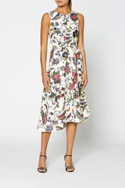 Scanlan Theodore Provence Linen Midi Dress  Size AU 12  for rent on The Volte - image 1