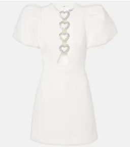 Rebecca Vallance Alicia Puff Sleeve Mini Dress White Size AU 10 for rent on The Volte - image 7