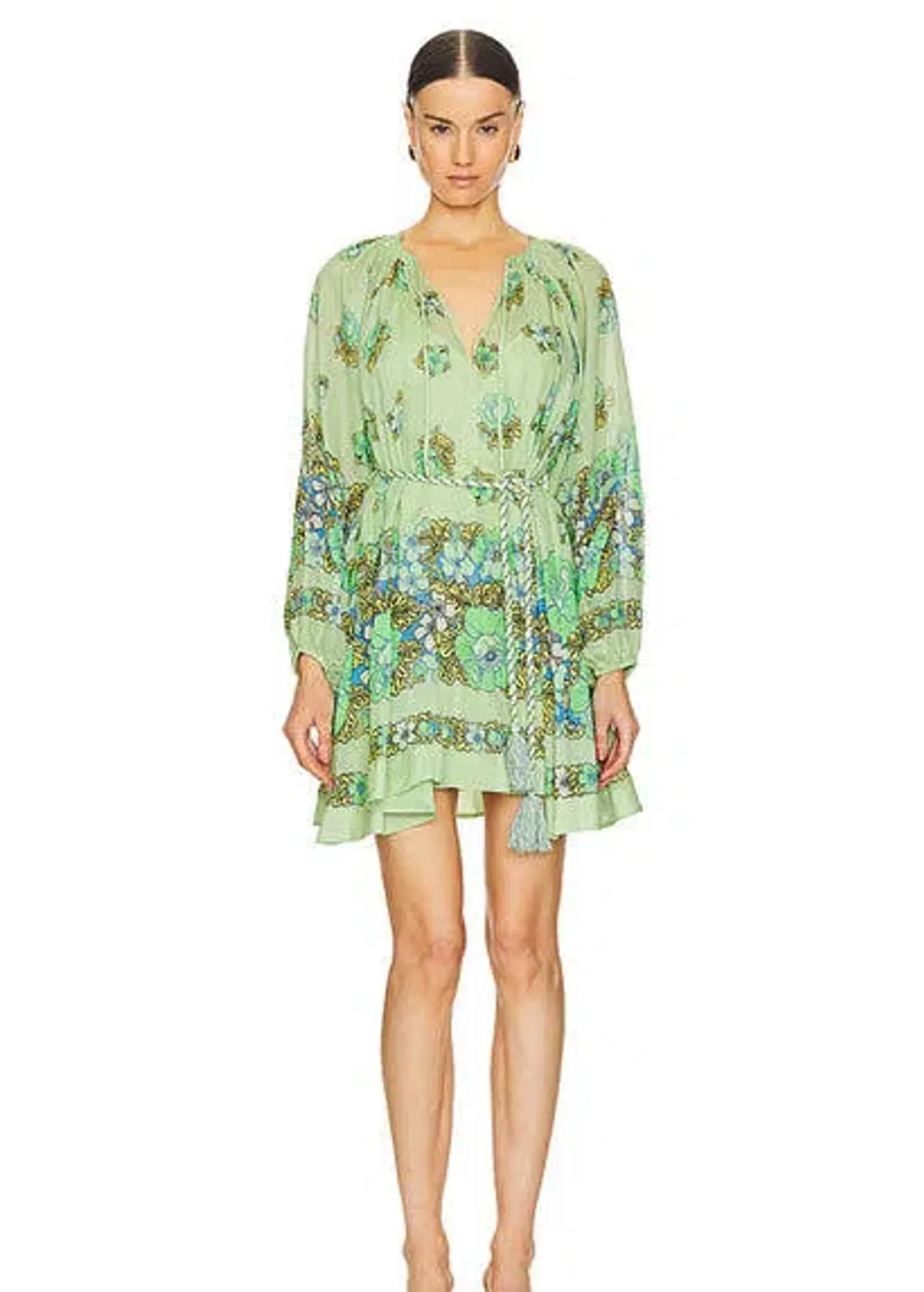 Alemais Velma Mini Dress Seafoam Size AU 14 - Image 8