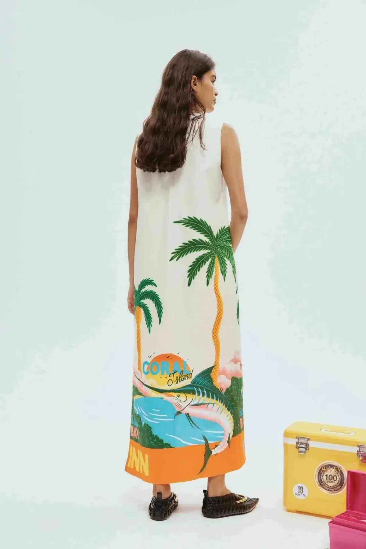 Alemais Samaki Midi Maxi Dress Size 14 - Image 3