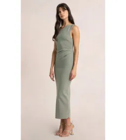 Bec + Bridge Be Mine Tuck Midi Dress Sage Size 14 for rent on The Volte - image 4