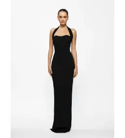 Effie Kats Marian Gown Black Size AU 12 for rent on The Volte - image 1