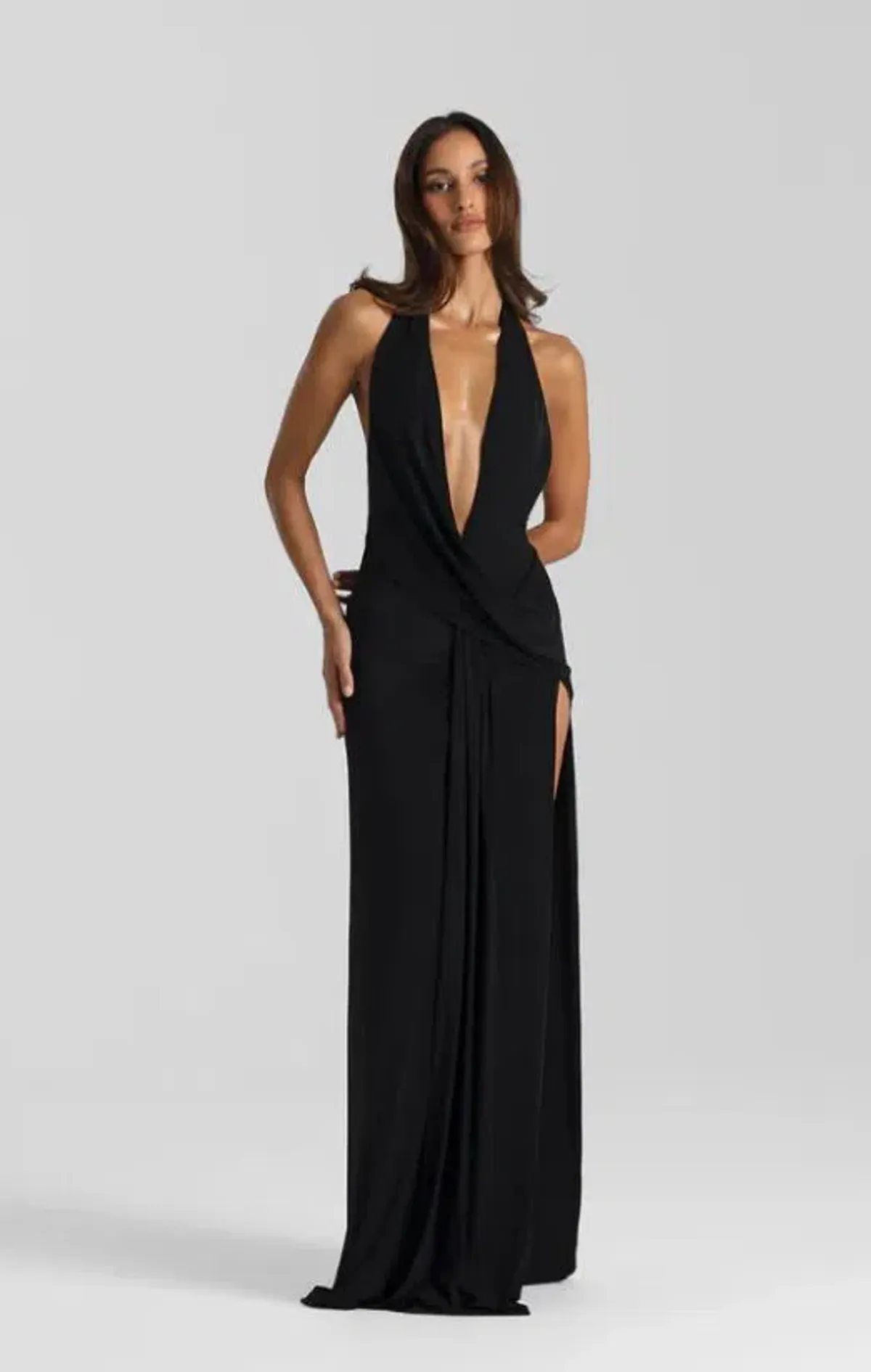 Natalie Rolt Winona Gown in Black Size 8 (S) - Image 1