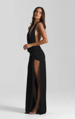 Natalie Rolt Winona Maxi Gown in Black Size M/ AU 10  for rent on The Volte - image 3