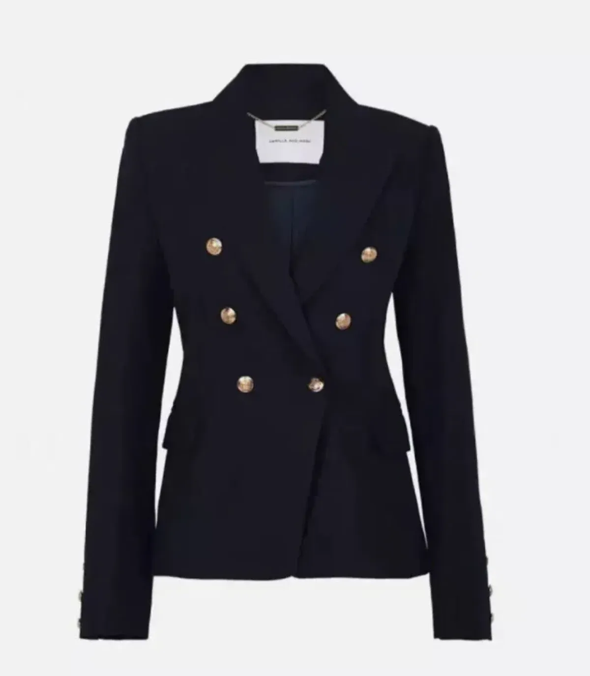 Camilla and Marc Dimmer Blazer Jacket Black Size 6 - Image 5