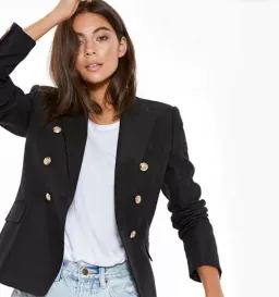 Camilla and Marc Dimmer Blazer Jacket Black Size 6 for rent on The Volte - image 1