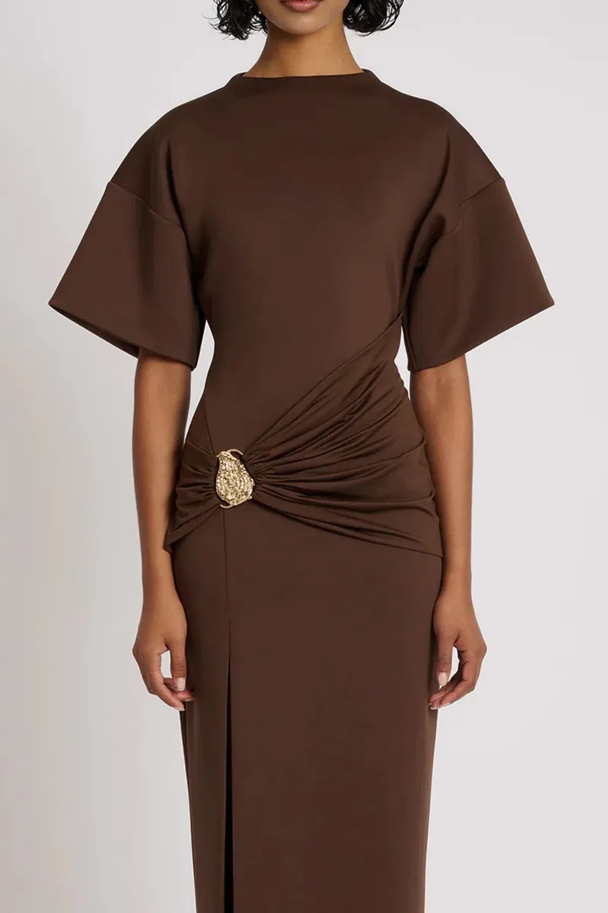 Eliya The Label Aldo Dress Brown Size AU 10 - Image 2