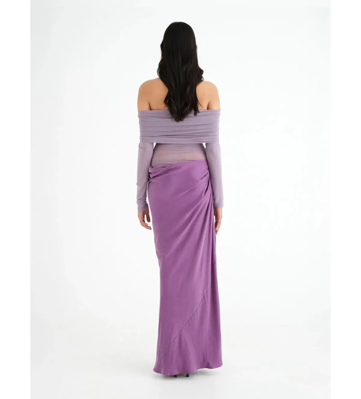 Benni Yasmin Off Shoulder Top in Vintage Orchid Size 6 - Image 3