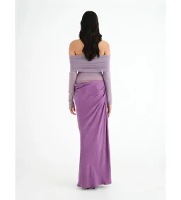 Benni Yasmin Off Shoulder Top in Vintage Orchid Size 6 for rent on The Volte - image 3
