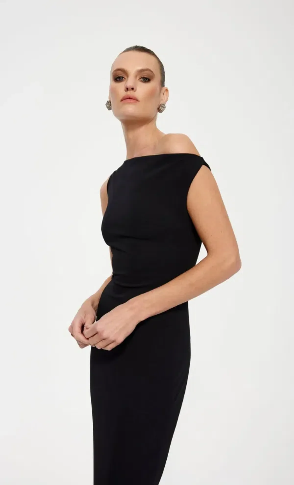 Effie Kats Inaya Gown Black Size 6 - Image 2