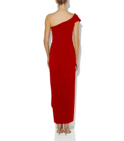 Montique Bella Stretch Crepe Maxi Gown Red Size AU 8 for rent on The Volte - image 5