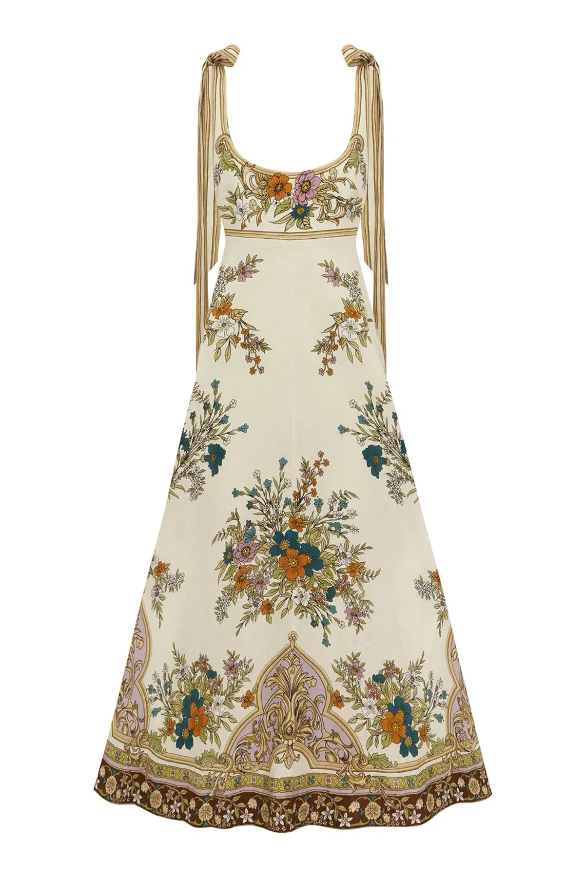 Alemais Antoinette Ballet Sundress Midi Dress Multi Size 12 - Image 5