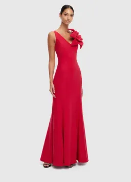 Leo Lin Eugenie Gown Rosa Maxi Size AU 10 for rent on The Volte - image 2