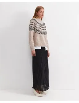 Sunflower Fair Isle Wool Sweater Oatmeal for rent on The Volte - image 4