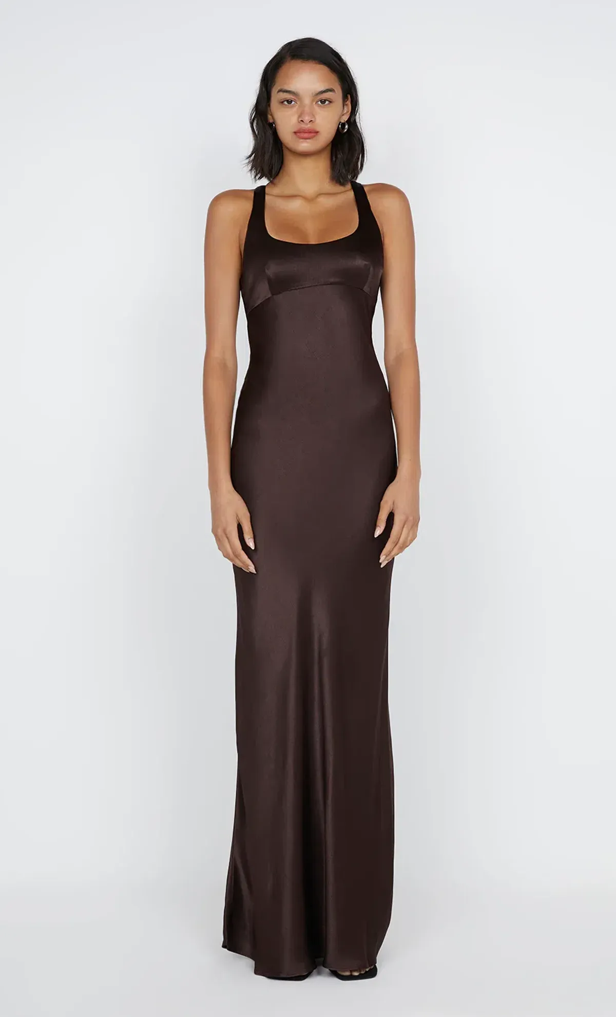 Bec & Bridge Maxina Crossover Maxi Dress Brown Size 12 - Image 1