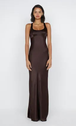 Bec & Bridge Maxina Crossover Maxi Dress Brown Size 12 for rent on The Volte - image 1
