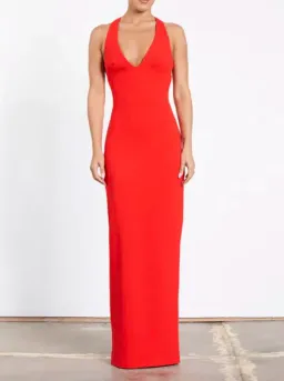  Effie Kats Eiza Gown Red Size AU 8 for rent on The Volte - image 2