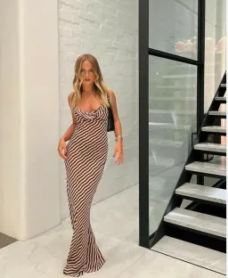 Rat & Boa Assisi Maxi Dress in Beige Size 8 for rent on The Volte - image 4