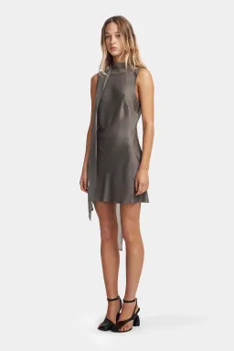 Hansen & Gretel Suki Mini Dress Dusty Olive Size 8 for rent on The Volte - image 4