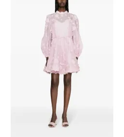 Zimmermann Matchmaker Lift Off Mini Dress Lilac Size 1/AU 10 for rent on The Volte - image 1