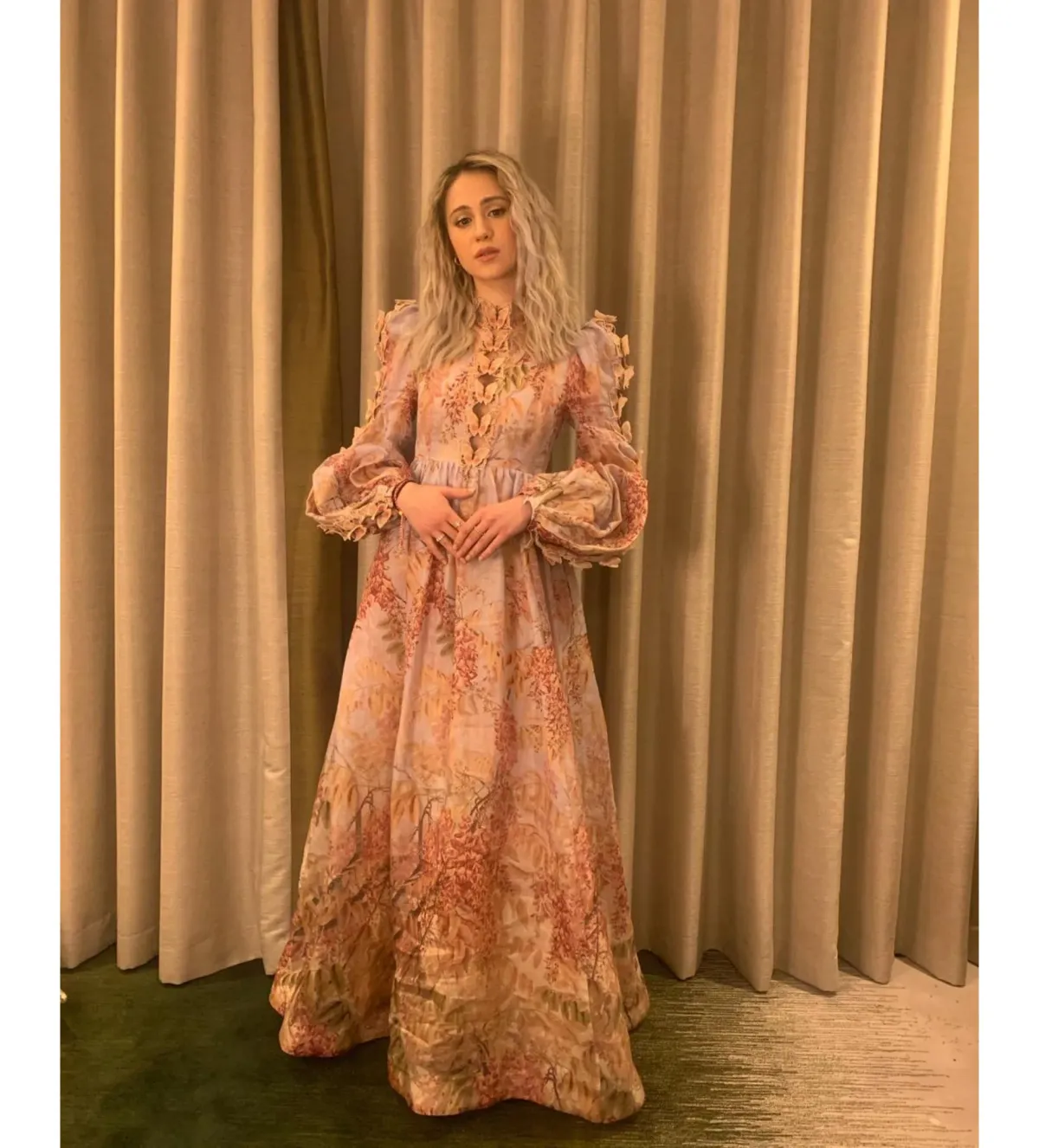 Zimmermann Botanica Butterfly Gown Pink Floral Size 2/AU 12 - Image 2