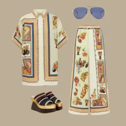 Alemais Mercado Shirt and Pant Set Size 16 for rent on The Volte - image 4