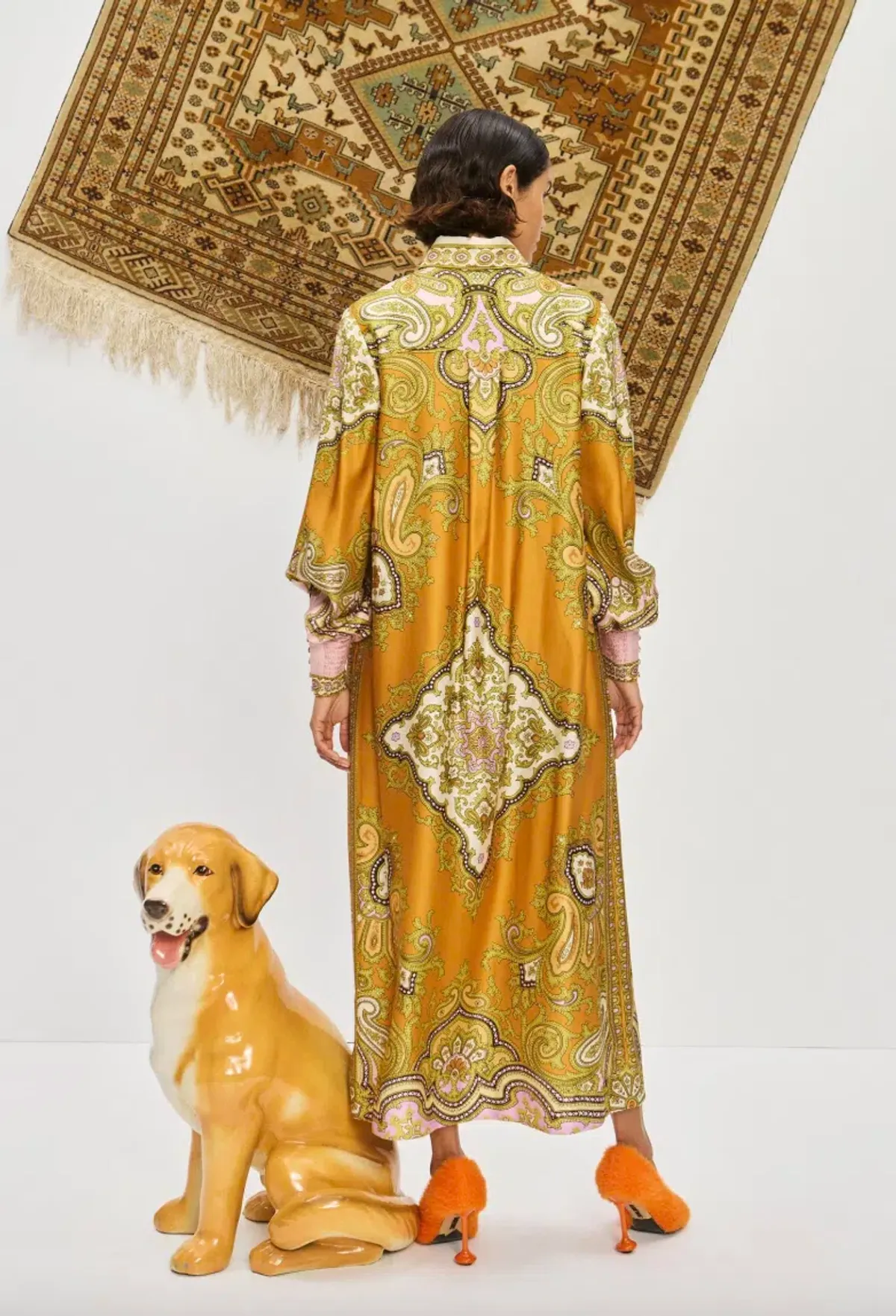 Alemais Clemenza Silk Shirtdress Size 14 - Image 4