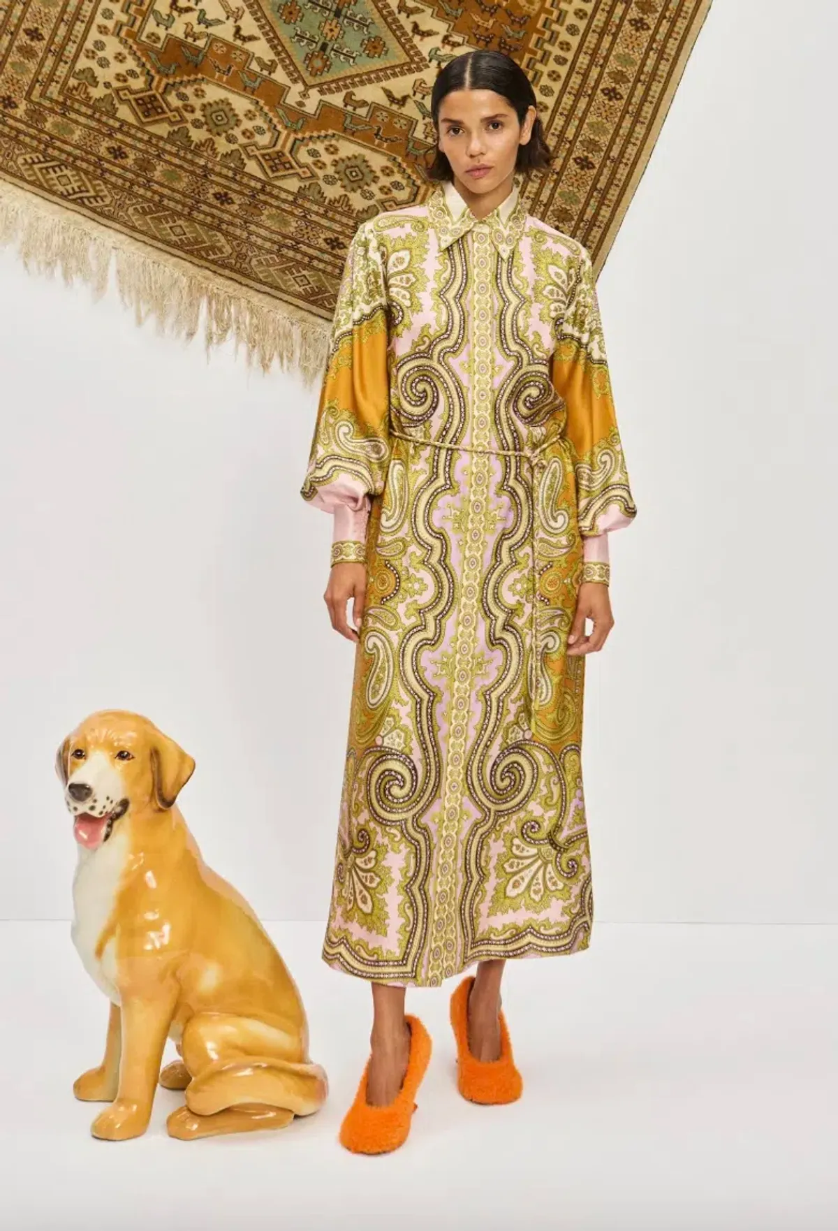 Alemais Clemenza Silk Shirtdress Size 14 - Image 2