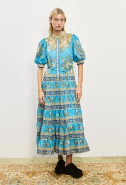 Alemais Cassie Tiered Midi Size AU 16 for rent on The Volte - image 1