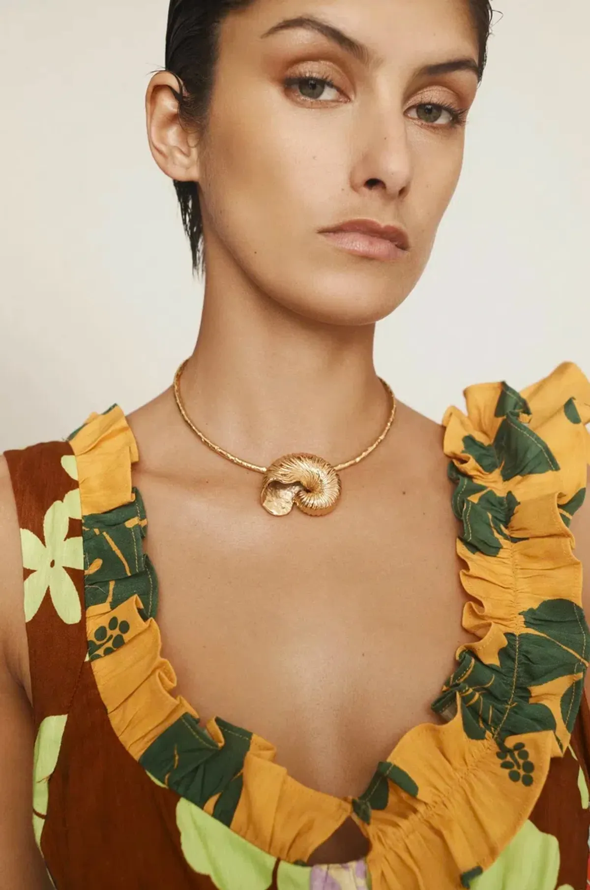 Alemais Poppy Spliced Midi Dress Multi Size 16 - Image 5