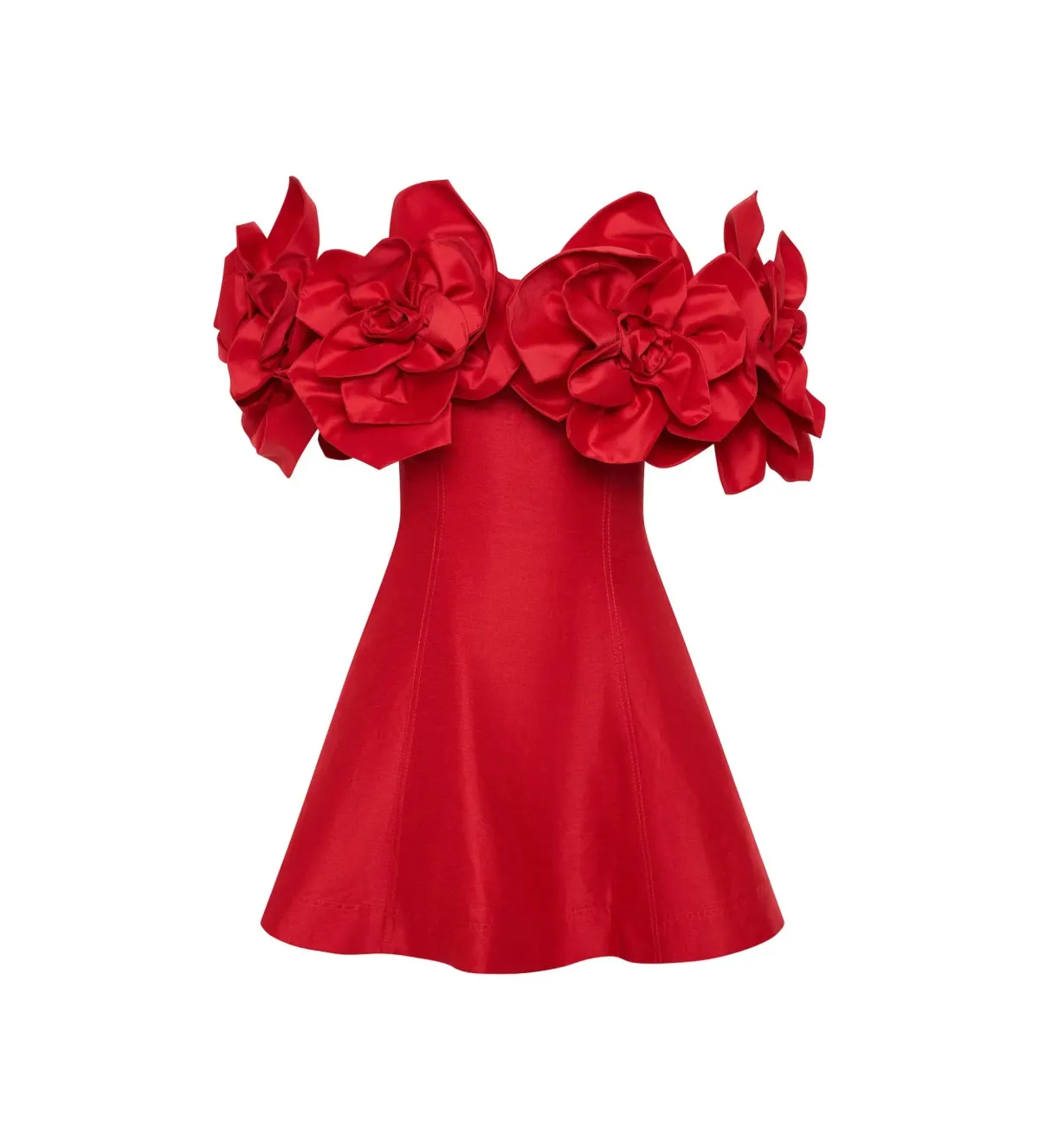 Aje Etta Mini Dress Scarlet Red Size AU 10 - Image 7