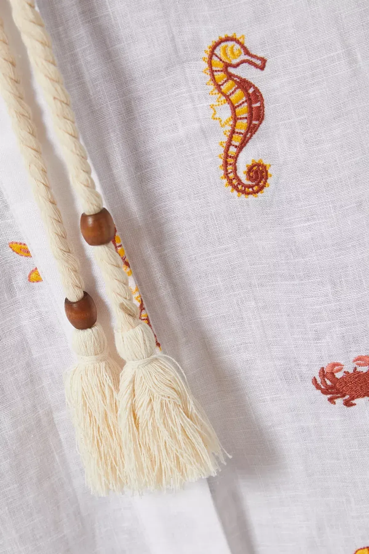 Alemais Under The Sea Shirtdress Ivory Size 8 - Image 4