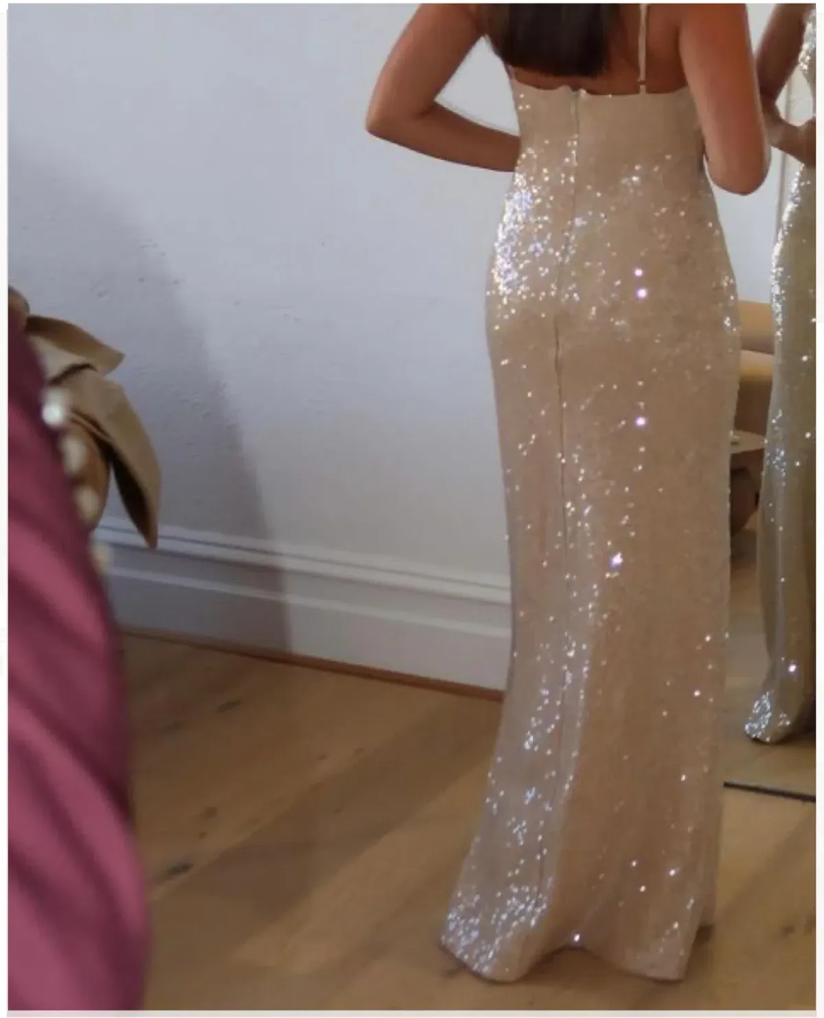 Manning Cartel  Light Angles Slip Dress Gold Size 8 - Image 4