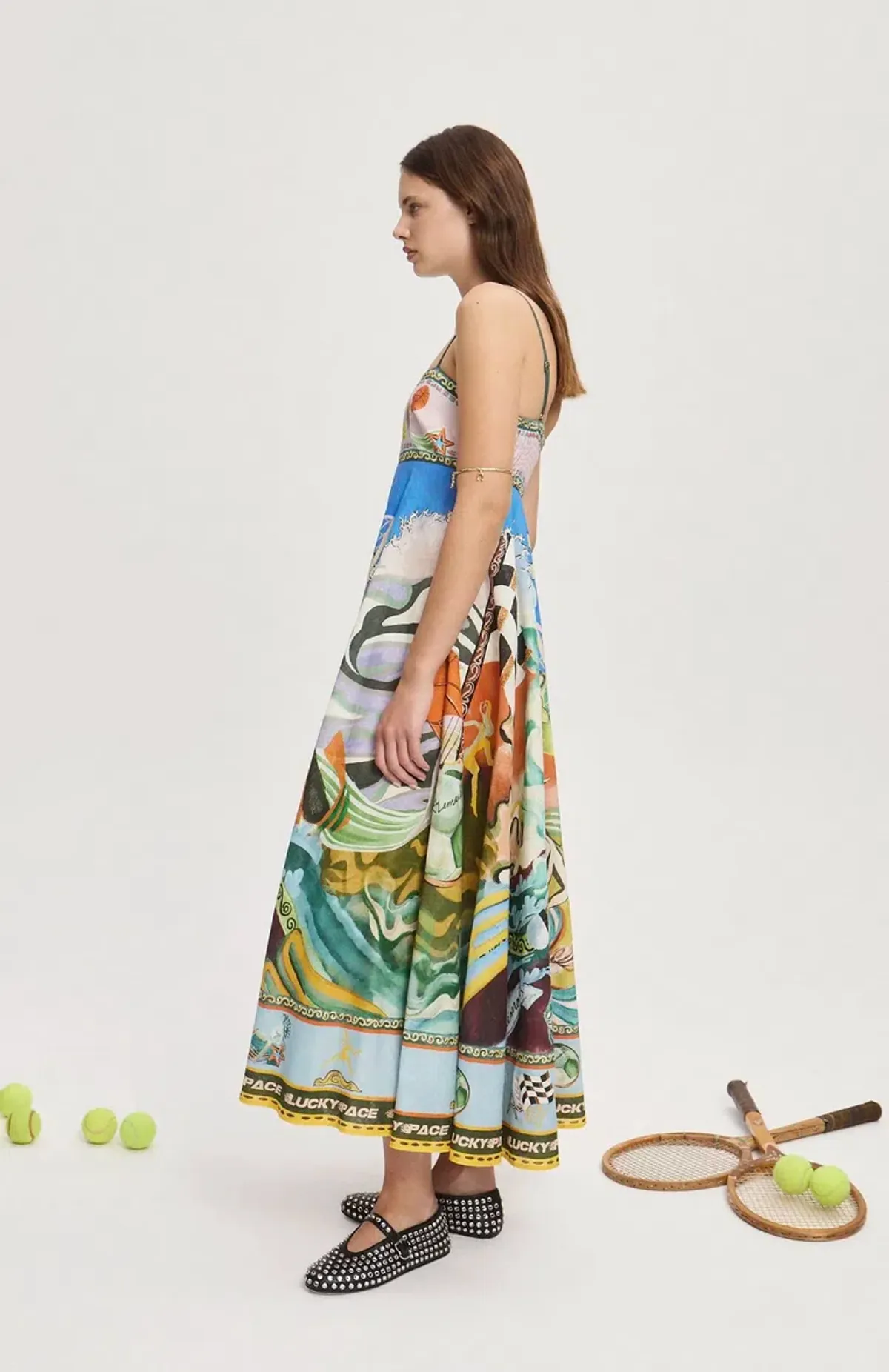 Alemais Lucky Pace Sundress Midi Size AU 14 - Image 2