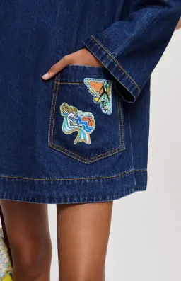 Alemais Speedy Denim Mini Size AU 12 for rent on The Volte - image 4