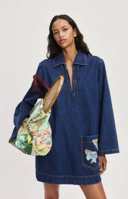 Alemais Speedy Denim Mini Size AU 12 for rent on The Volte - image 5