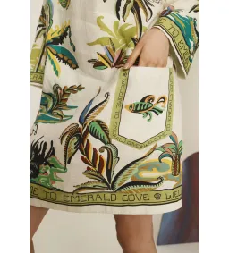 Alemais Day Dream Tunic Mini Dress Multi Print Size AU 12 for rent on The Volte - image 5