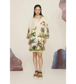 Alemais Day Dream Tunic Mini Dress Multi Print Size AU 12 for rent on The Volte - image 1