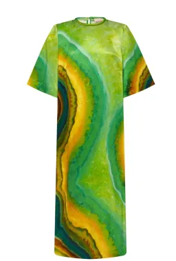 Alemais Iris Midi Dress Green/Multi Size 16 for rent on The Volte - image 6