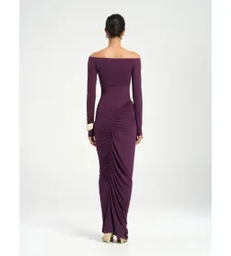 BENNI Wilma Maxi Dress Purple Size 10  for rent on The Volte - image 2