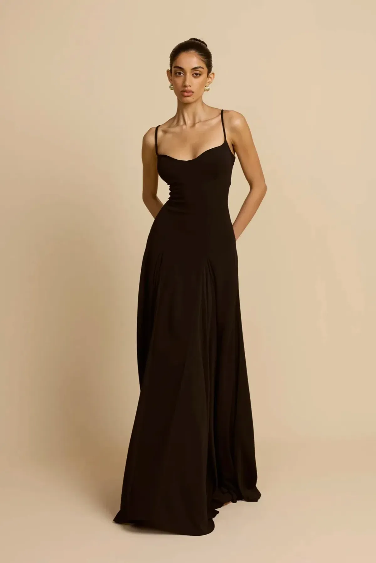 Arcina Ori Paloma Maxi Dress in Black Size 8 - Image 5