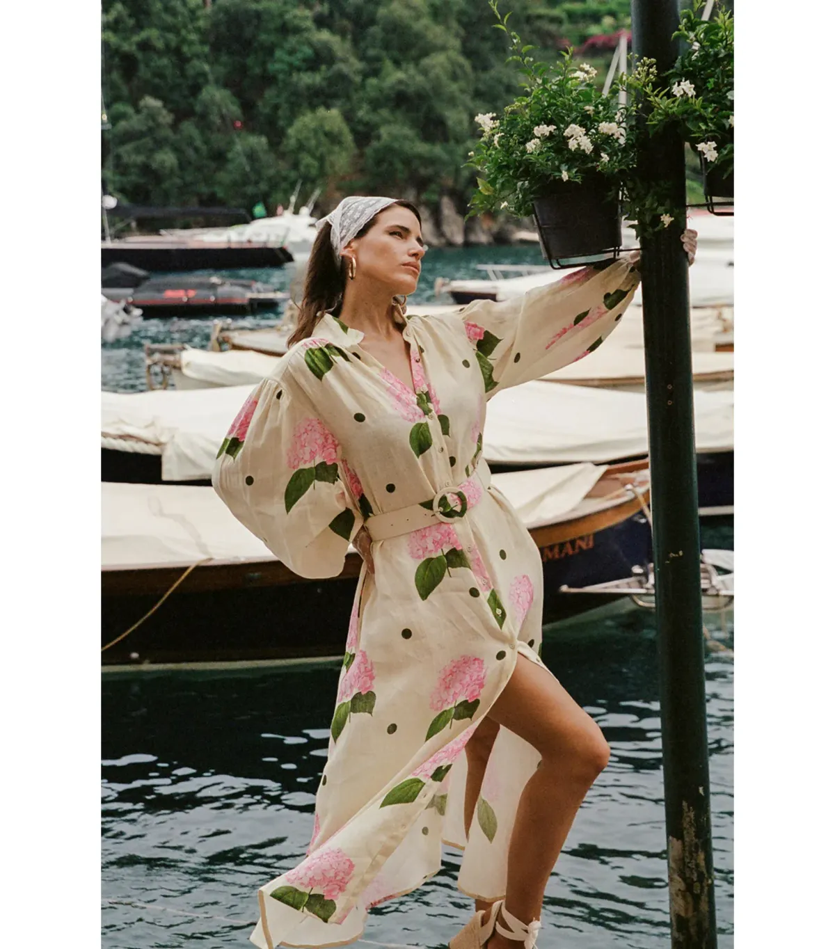 Palm Noosa Noddy Maxi Dress Portofino Polka Dot Size AU 10 - Image 6