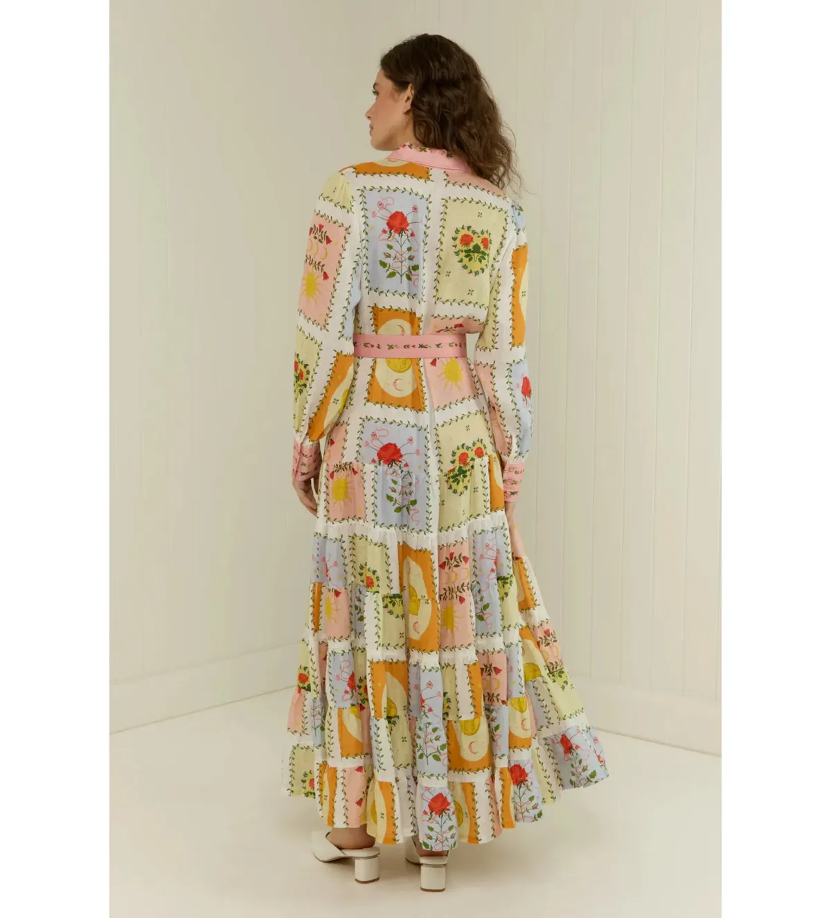 Palm Noosa Aria Dress in Siesta Tile Print Size AU 12 - Image 4