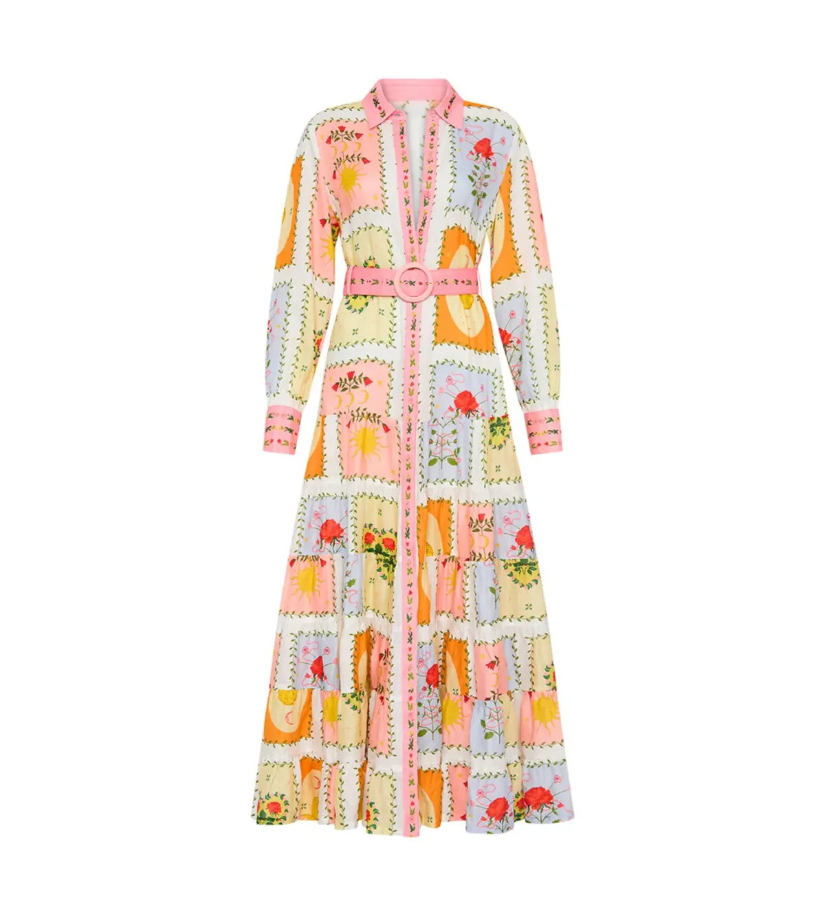 Palm Noosa Aria Dress in Siesta Tile Print Size AU 12 - Image 6