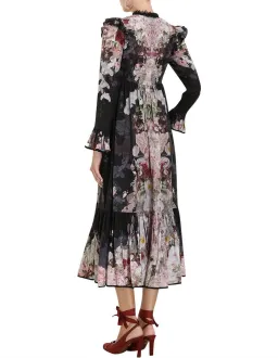 Zimmermann Dancer Tie Neck Midi Dress Floral Size 1 / AU 10 for rent on The Volte - image 2