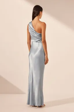 Shona Joy La Lune One Shoulder Dress Blue Size AU 12 for rent on The Volte - image 2